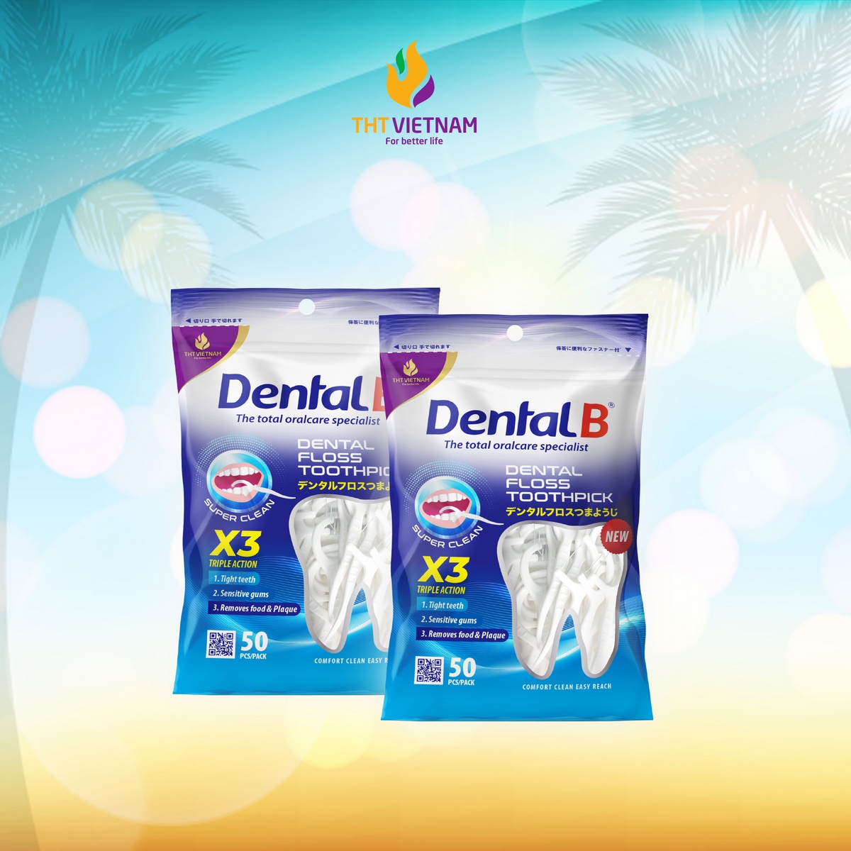Tăm chỉ nha khoa Dental B
