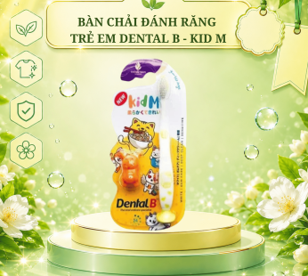 Bàn chải đánh răng trẻ em Dental B – Kid M