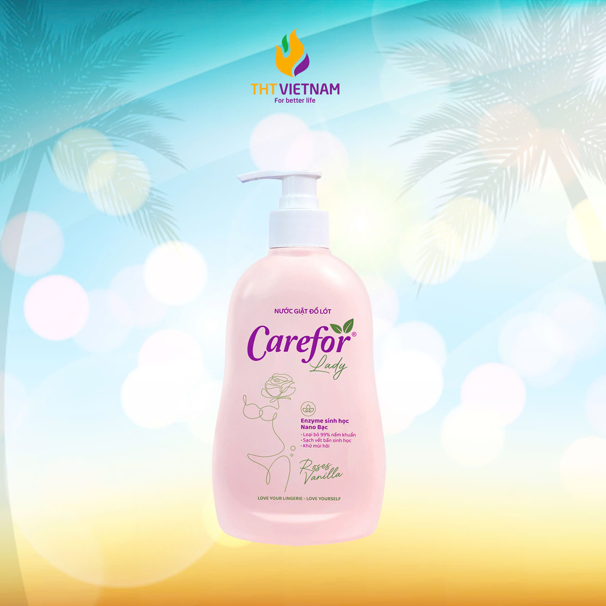 Nước giặt đồ lót Carefor Lady