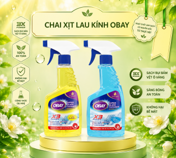 Nước lau kính Obay 500ml không mùi 