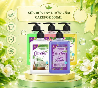 Sữa rửa tay dưỡng ẩm Carefor 500ml