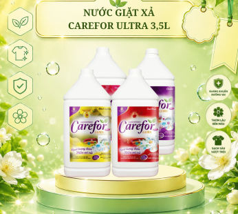 Nước giặt xả đậm đặc Carefor Ultra 3500ml