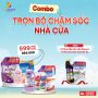 Combo "Trọn bộ chăm sóc nhà cửa": Nước giặt xả Carefor Ultra Hương Hoa Lan 3,6L, Viên giặt Carefor Matic, Nước giặt đồ lót Carefor Lady, Tẩy dầu mỡ Obay, Tẩy Canxi Obay, Nước lau sàn Obay 1,9L Hương Quế, Nước rửa chén Carefor 3,6L Hương Quế