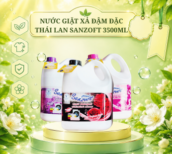Nước giặt xả đậm đặc Thái Lan Sanzoft 3500ml