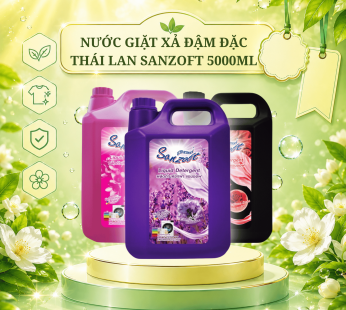 Nước giặt xả đậm đặc Thái Lan Sanzoft 5000ml