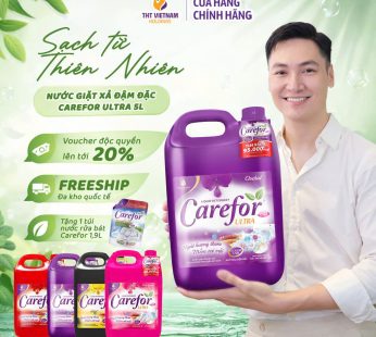 Nước giặt xả đậm đặc Carefor Ultra 5000ml