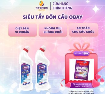 Tẩy Bồn Cầu Obay Chai 900ml An Toàn, Không Mùi, Không Ảnh Hưởng Sức Khỏe