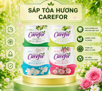 [MẪU MỚI] Sáp Thơm Phòng Chính Hãng Carefor, Thơm Lâu, An Toàn, Dễ Sử Dụng